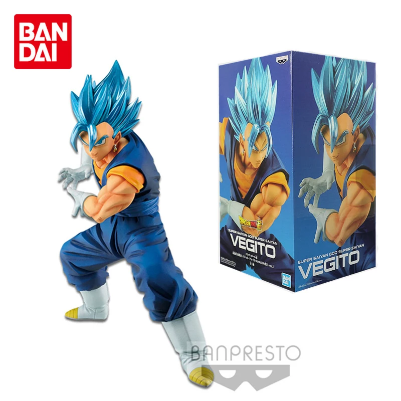 

Bandai Genuine Dragon Ball Super SUPER SAIYAN GOD SUPER SAIYAN VEGITO Vegetto Anime Action Figure Model Toys Gifts for Children