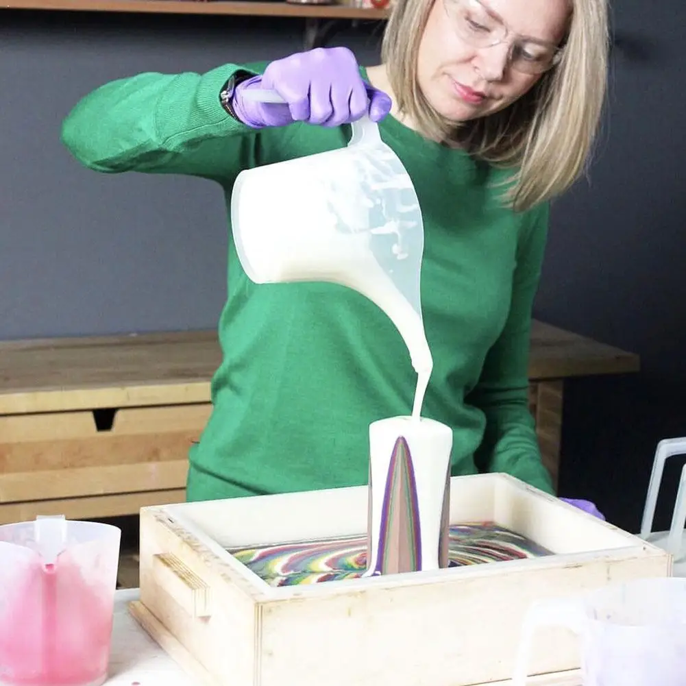 Tip Mouth Plastic Measuring Jug Cup Graduated Surface Bakery Baking Cup Capacity Measuring Large Cooking Kitchen W3D5