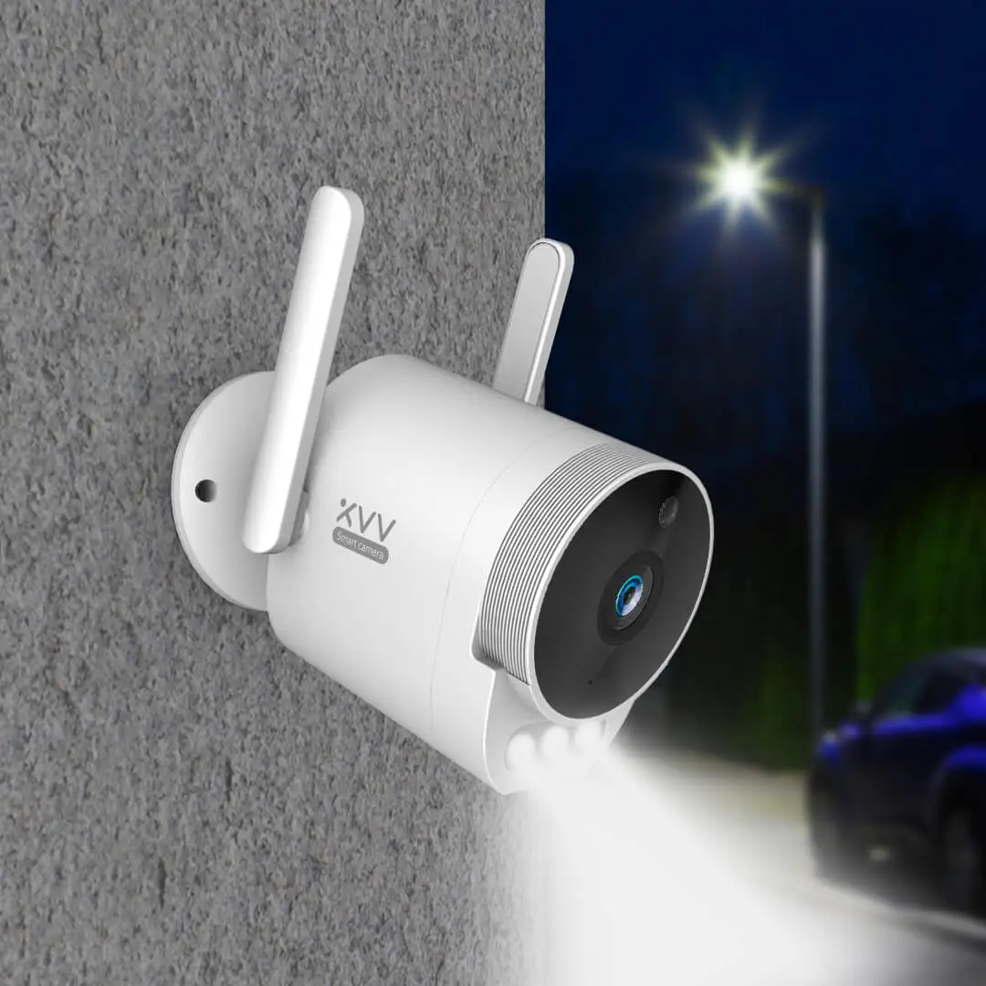1296P Outdoor Panoramic Surveillance Camera with Wifi LED Light High-Definition Night Vision Smart Home Camera Mi Home