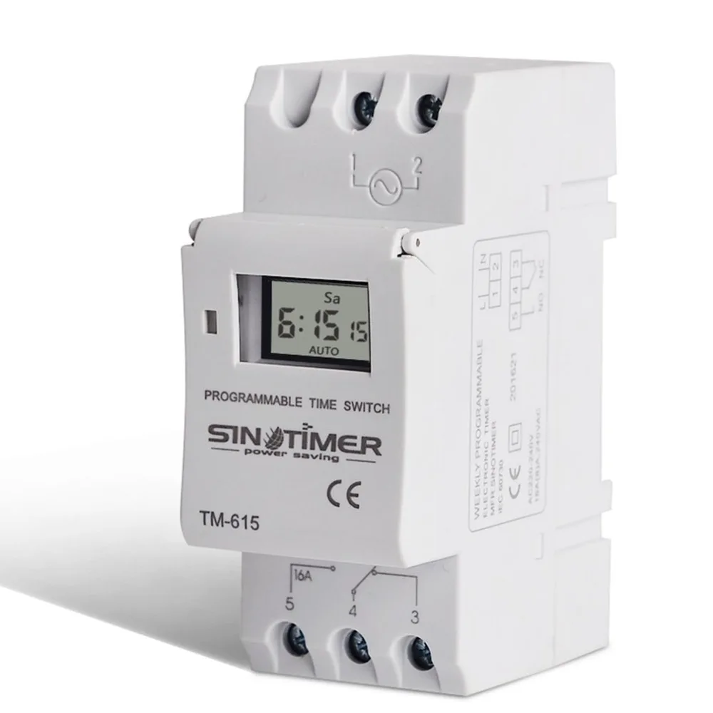 SINOTIMER AC 220 В цифровой таймер разъем счетчика мощности счетчик энергии таймер управления для электрического прибора Прямая