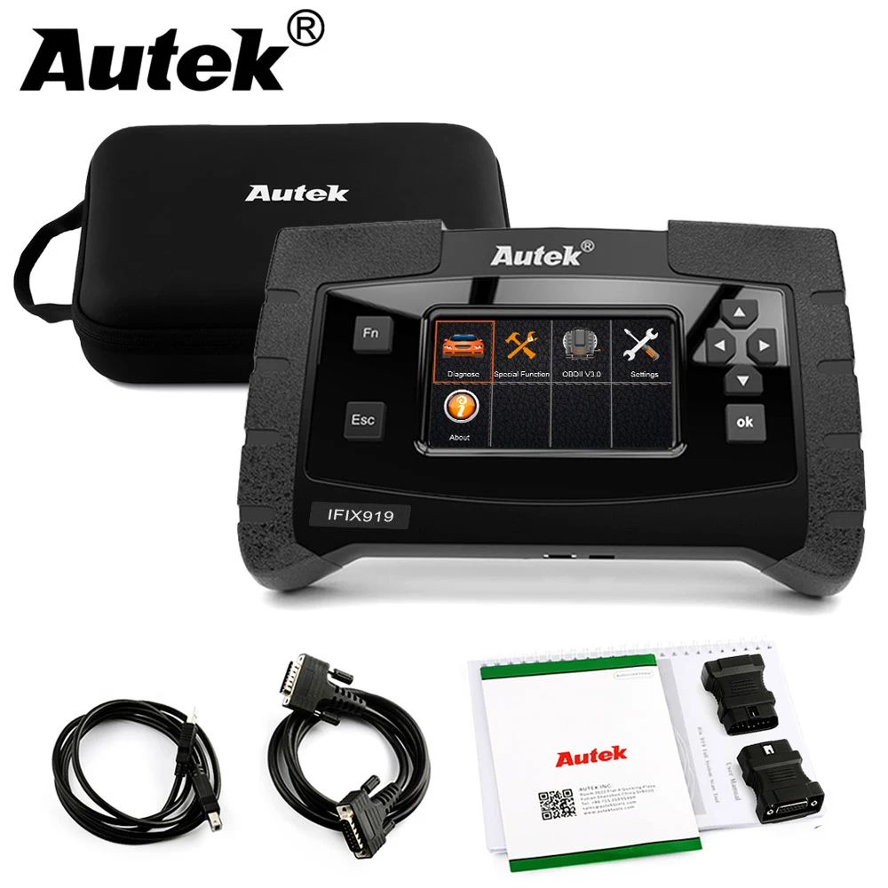 ODB сканер Autek IFIX919 OBD2 сканер Автомобильная полная система средство диагностики двигателя ABS подушка безопасности SAS коробка передач