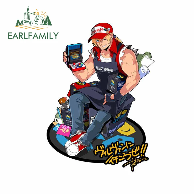 Earlfamily 13cm X 9 4cm For Falcoon The King Of Fighters Vinyl Car Stickers Creative Refrigerator Decal Waterproof Sunscreen Car Stickers Aliexpress
