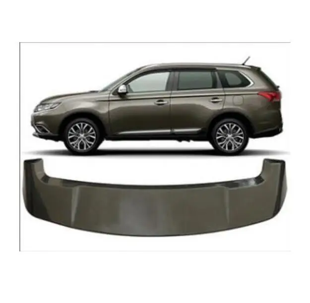 ABS Краски Автомобиля Заднее Крыло багажника выступ Спойлеры для Mitsubishi Outlander - Цвет: Коричневый