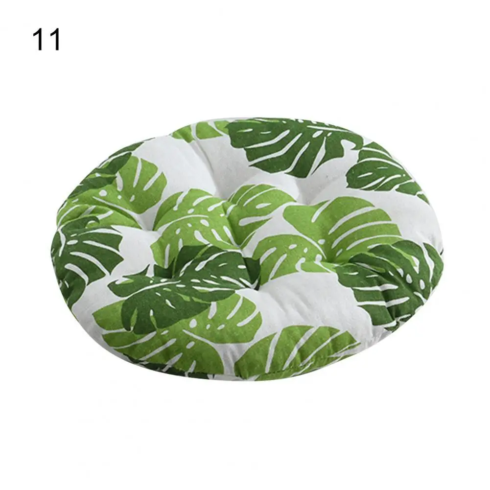 Nordic Style Printing Chair Cushion Cushion Round Cotton Flax Strong Flexibility Chair Cushion Pad Non-Slip Sofa Pillow 