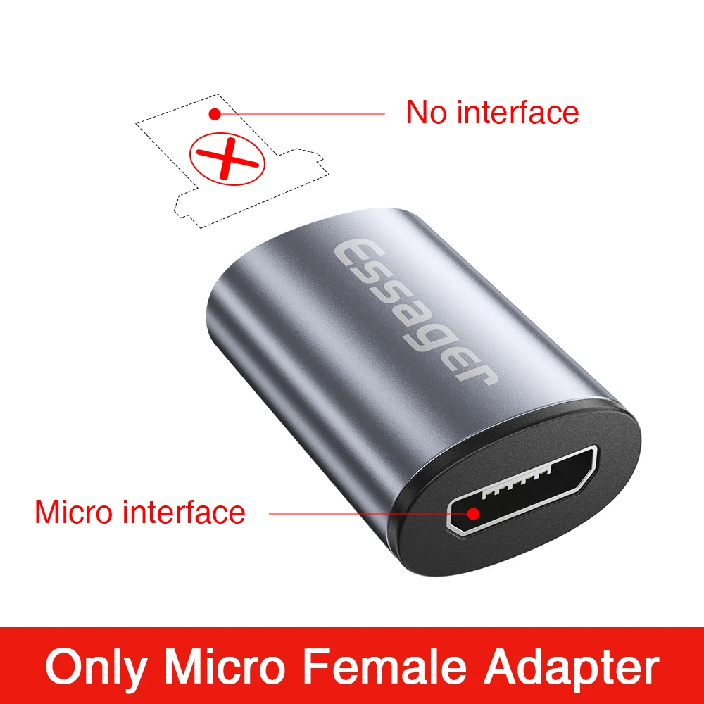 Baseus usb type C OTG адаптер USB C штекер Micro USB Женский Кабельные конвертеры для Macbook samsung S10 huawei USB type-c OTG - Цвет: Micro Female Adapter