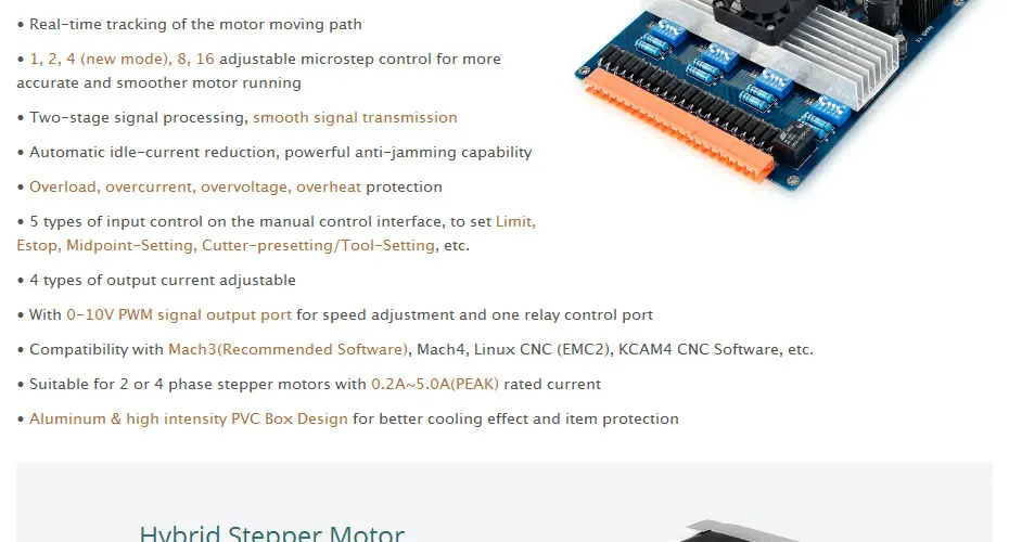 CNC Комплект с TB6600 4 осевой стандартной версией драйвер платы и HB мотор/PSU