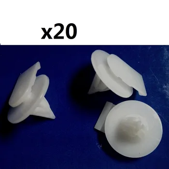 

FOR BMW MINI COOPER DOOR WHEEL ARCH COVER CLIPS SIDE SKIRT SILL FASTENERS x20 GREY 07137073915 white