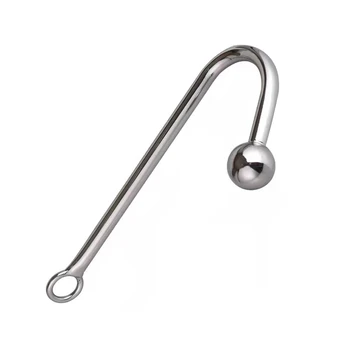 1-3 Balls Stainless Steel Anal Hook Sex Toy For Man Male BDSM Game Metal Anal Plug With Ball Hole Butt Plug Dilator Exotic BDSM 6