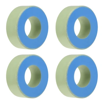 

uxcell 4pcs 23.8x 47 x 18.2mm Ferrite Ring Iron Powder Toroid Cores Light Green Blue