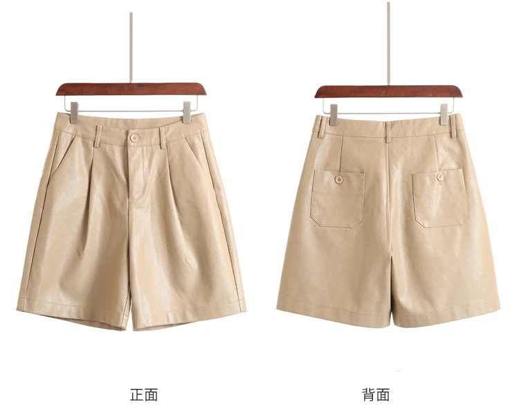 Европейская и американская мода PU lederhosen женская новая зимняя одежда свободные кожаные брюки с высокой талией от 5 до 9902