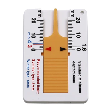 

0-20mm Car Tyre Tread Depth Meter Gauge Caliper Motorcycle Tire Tread Depth Measure Tool Depth Meter Trailer Accurate Hot Sale