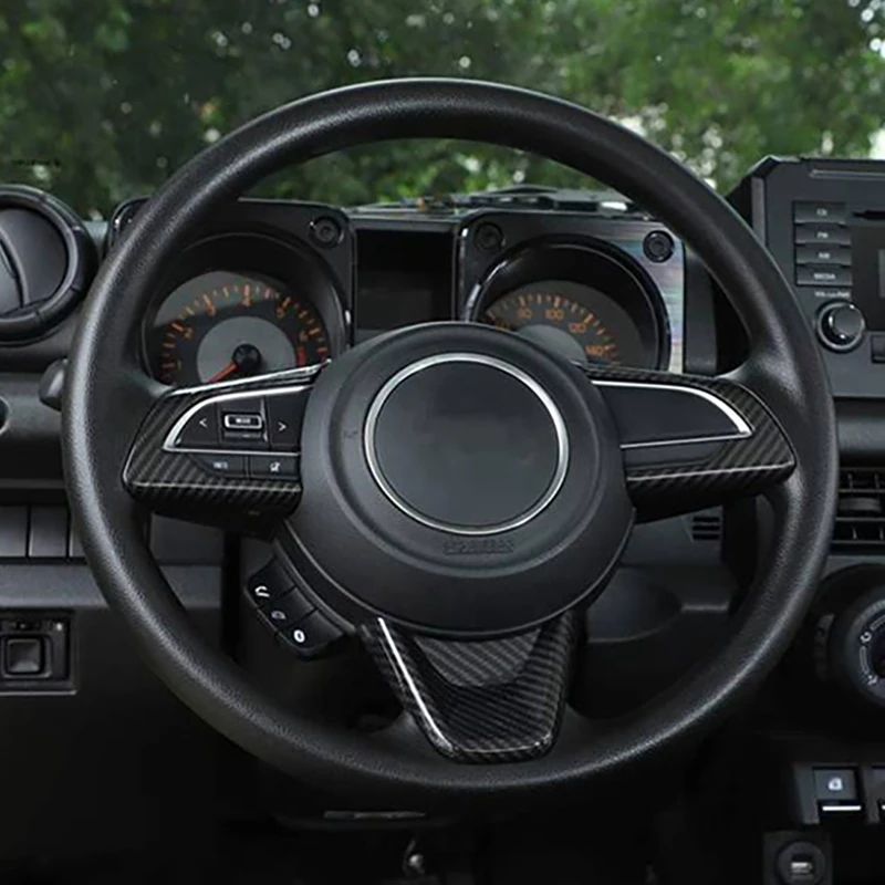 Внутренняя накладка на руль из АБС пластика для Suzuki Jimny 2019 2020|Тюнинговые молдинги|