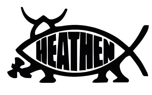 For Heathen Fish sticker VINYL DECAL Heathenism Spirituality Wican Viking Axe Pagan Various Sizes | Автомобили и мотоциклы