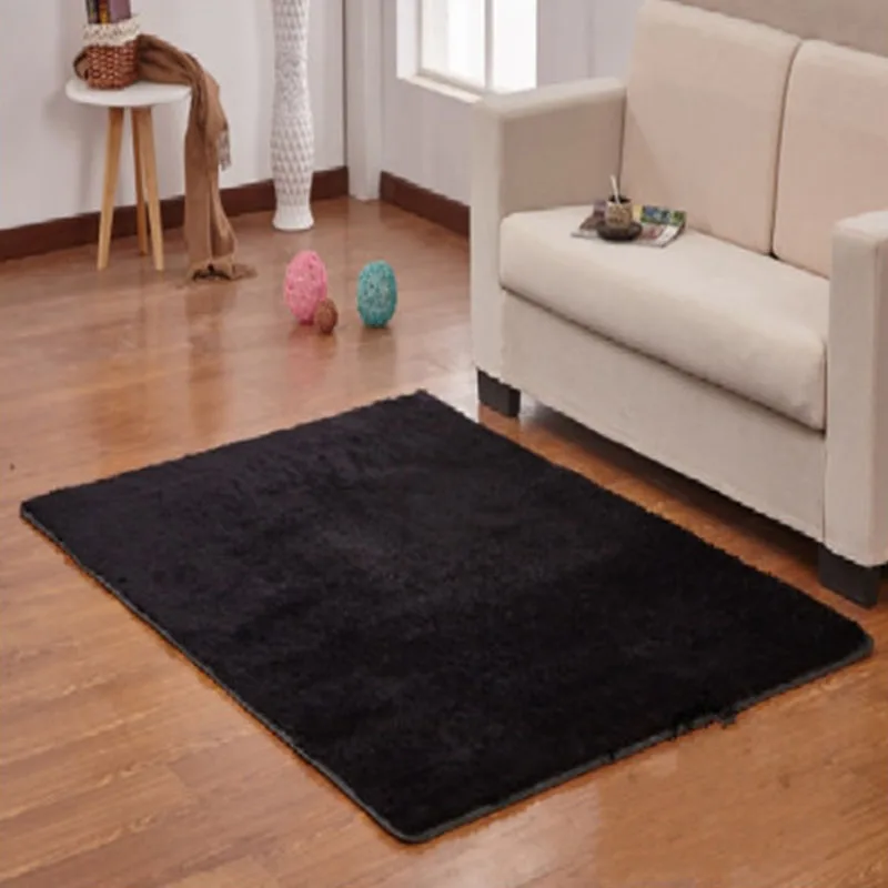 Home decor Plush Fabric Anti-slip Mat Thick Floor Carpets for Living Room Bathroom Water Absorption Floor Rug Mat