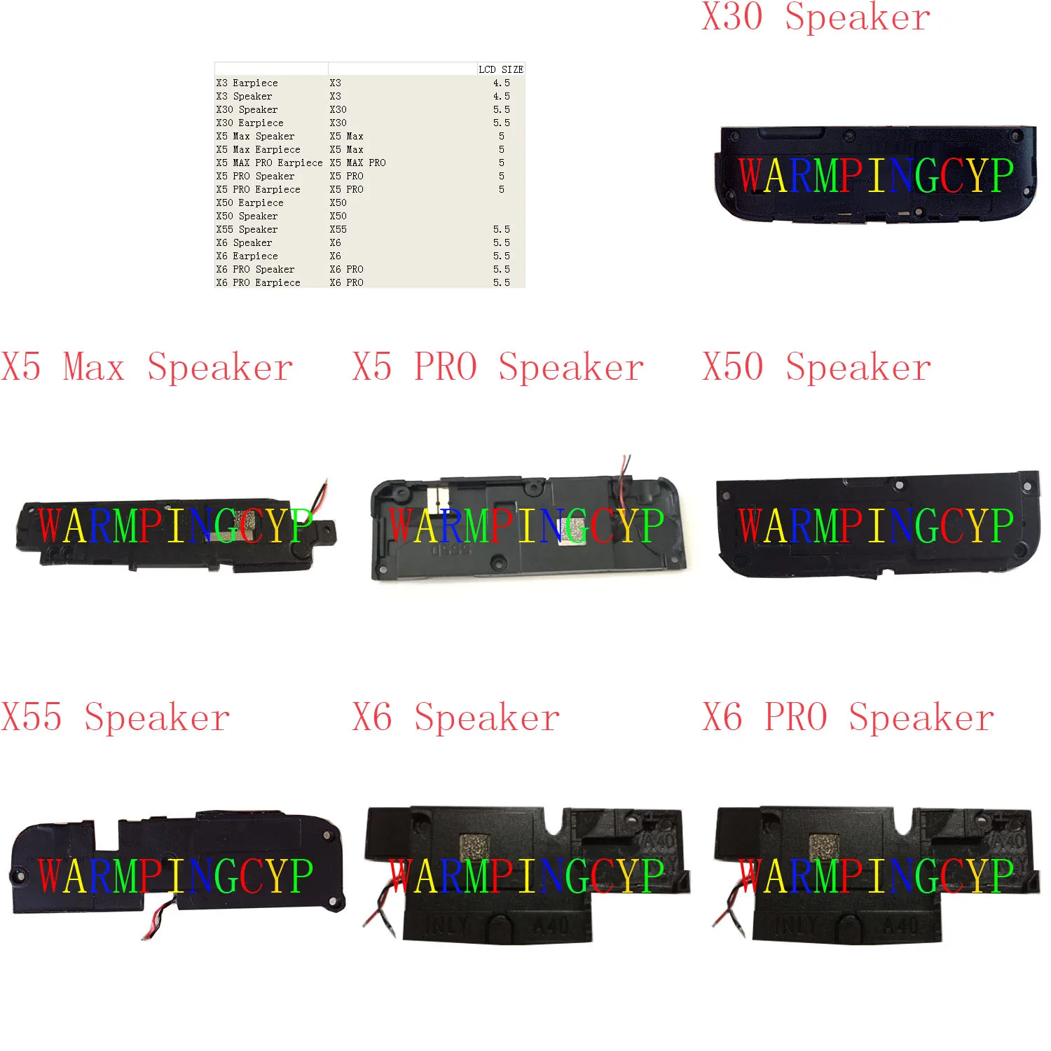 Earpiece Receiver Speaker For DOOGEE X3 X30 X5 Max PRO X50 X55 X6 | Мобильные телефоны и аксессуары