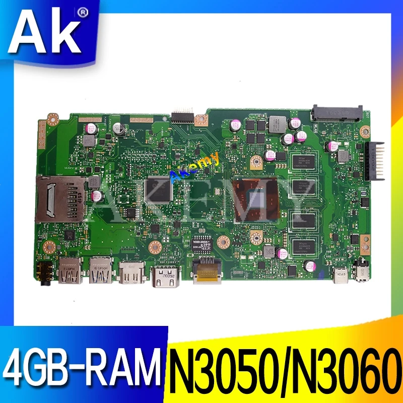 Новинка! X540SA материнская плата 4GB RAM N3050/N3060 CPU REV 2 0 для ASUS X540 X540S ноутбука тест