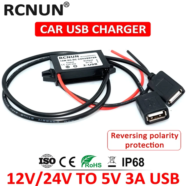 12V24V-5V 3A 2USB C2