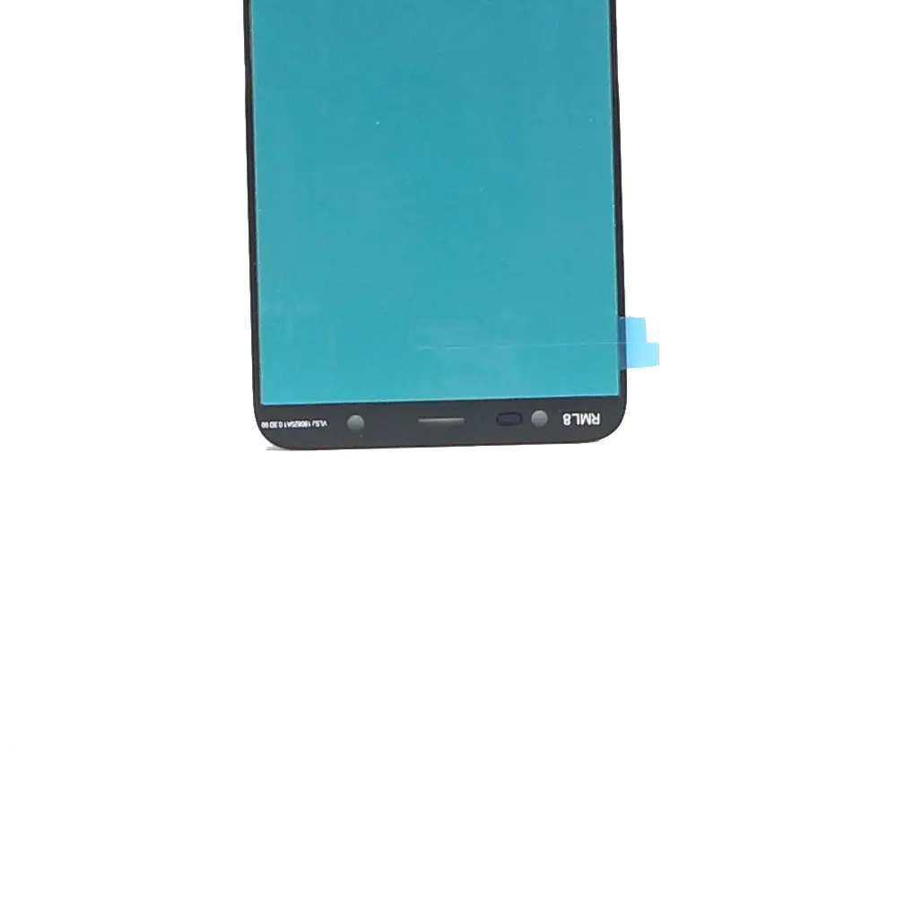 Super AMOLED для samsung Galaxy J8 lcd J810 J810F телефон ЖК-дисплей кодирующий преобразователь сенсорного экрана в сборе регулировка яркости