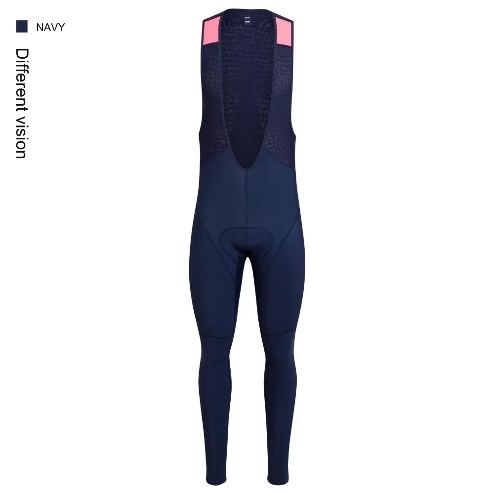 SPEXCEL, зимние теплые флисовые тренировочные колготки для велоспорта, термо флисовые штаны для велоспорта, нагрудники для езды на велосипеде 8-20 градусов - Цвет: Navy