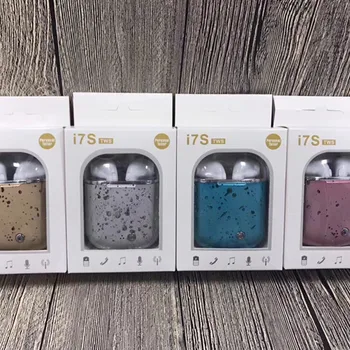 

i7s Tws mini Water Drop Bluetooth Earbuds Wireless In-ear earphone With Charging Box for S20 11 pro max with retail Package