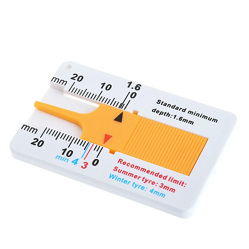 

New Tyre Tread Depth Gauge Car Motorcycle Trailer Van Wheel Measure Tool