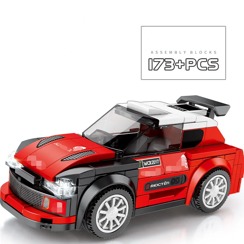 

City Technic Series Super racer Speed Champion Super Car Racing Model Building Blocks Bricks Toys For children Christmas Gifts