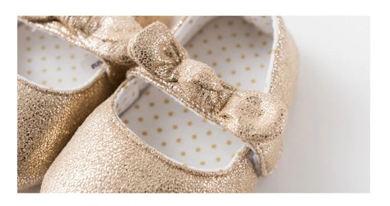 Обувь для маленьких девочек; обувь для малышей с бантом в горошек; Высококачественная обувь для малышей; подарок на липучке