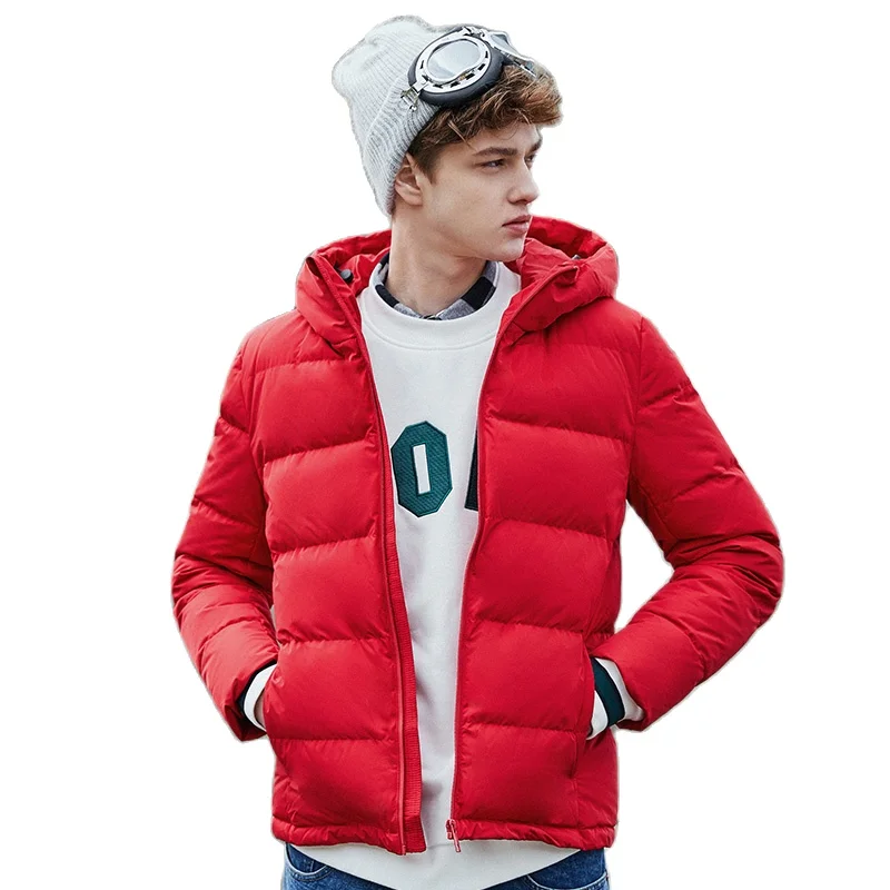 Jacket Down-Coat SEMIR Waterproof Winter Hooded Loose 80%Duck-Down New Thick Solid 