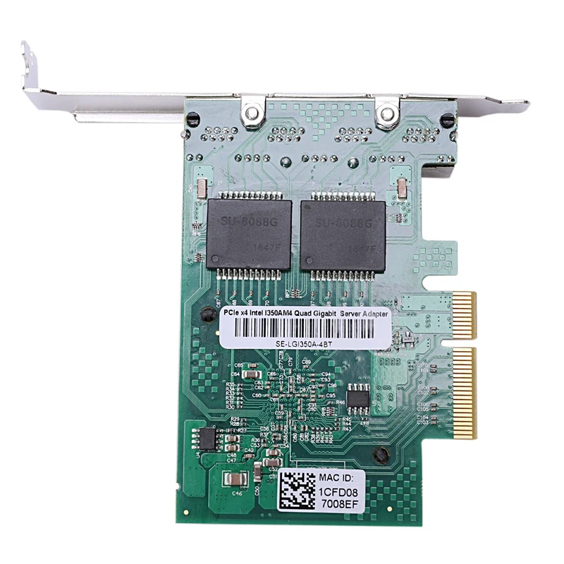 Сетевая карта для Intel I350 Pci-E X4 Quad Rj-45 Ethernet Сетевая карта контроллер для адаптера Nic 10/100/1000 Мбит/с