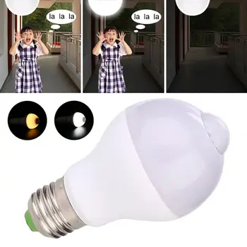 

E27 14LEDs Bulb Lamp Infrared Motion Sensor Light Control Supplies Hallway Stair