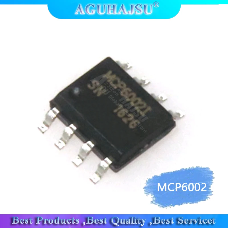 10PCS MCP6002-I/SN SOP8 MCP6002-I SOP MCP6002 SMD new and original IC Dual op amp | Электронные компоненты и