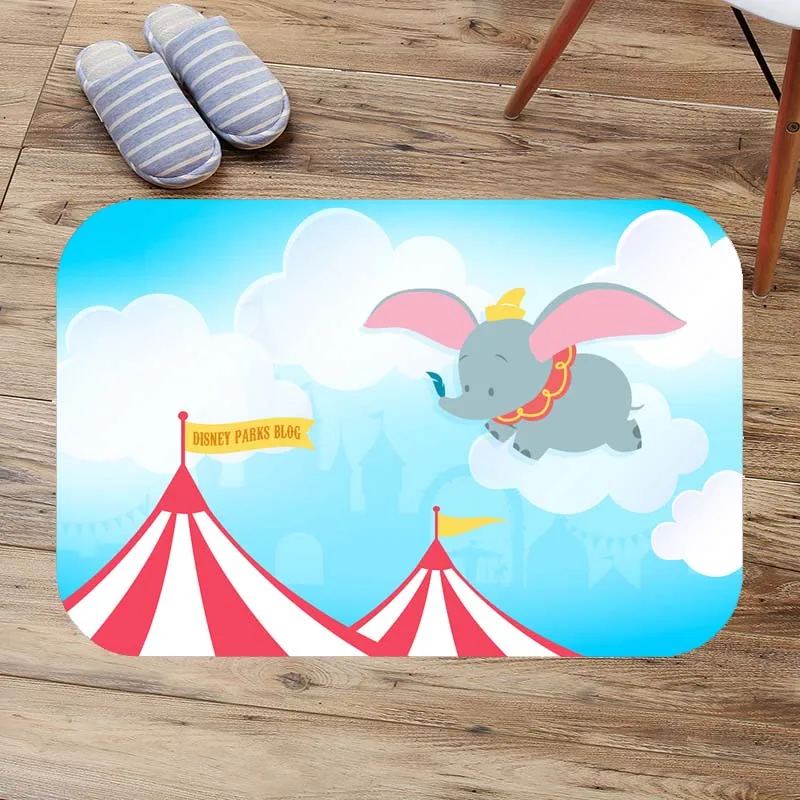 Коврик для ванной Dumbo, Противоскользящий коврик для туалета, кухни, спальни, коврик на заказ, мягкий дверной коврик для ванной комнаты, alfombra bano