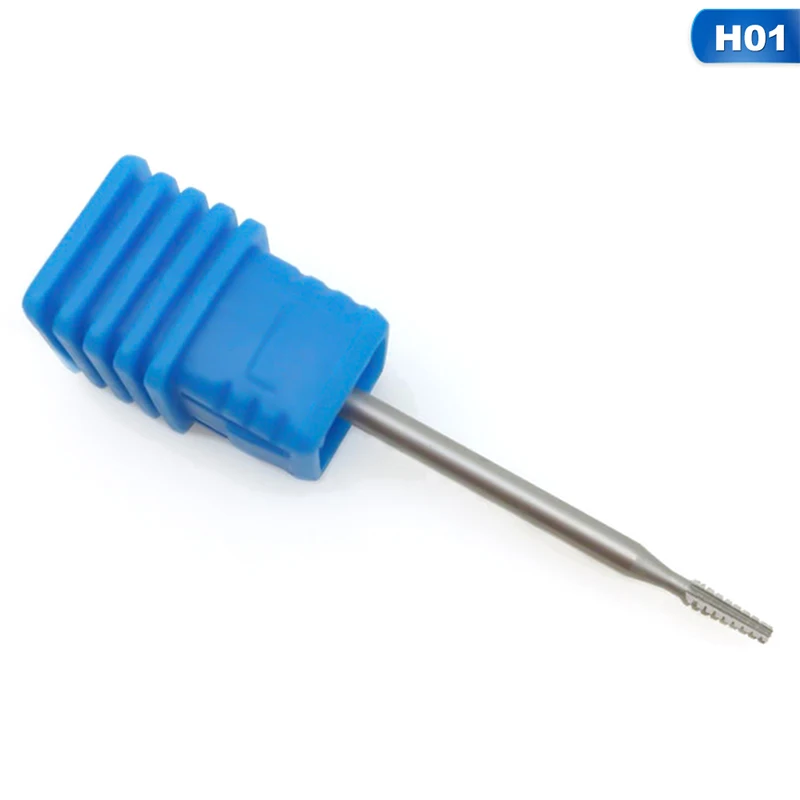 H01 Carbide Nozzle Remove Cuticle Nail Drill Bit Milling Cutter For Nail Art Salon Electric Drill Manicure Machine File Nail Tools - Цвет: H01