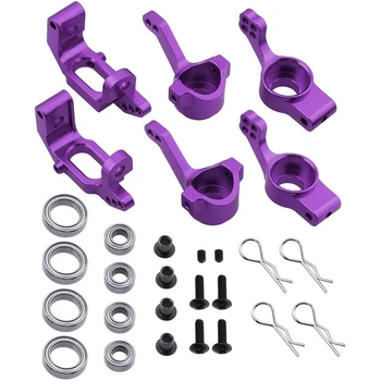 

for 102210 102010 102211 102011 102212 102012 Aluminum Alloy Steering Knuckle Kit Hub Carrier Upgrade Parts for RC Redcat Volcan