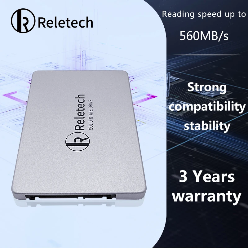 Внутренний твердотельный накопитель Reletech SSD SATA 1 ТБ 240 ГБ ssd 128 Hdd 500 480 Гб SATA3 2 5