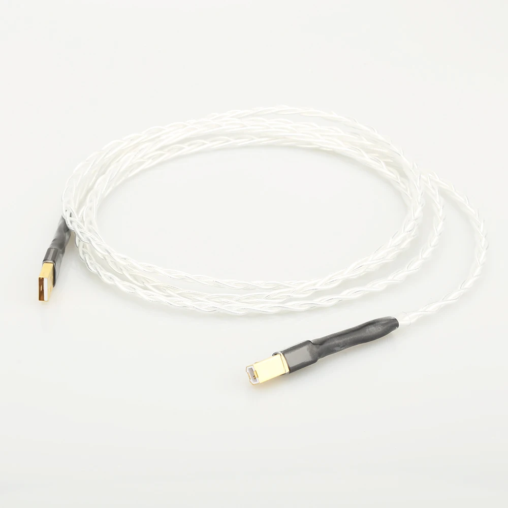 

Audiocrast interconnect USB cable with A to B plated gold connection USB audio cable