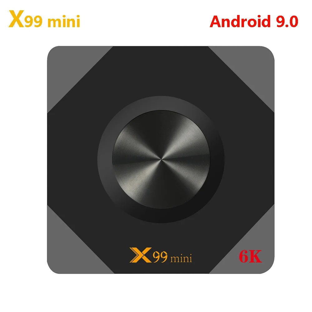 

X99 Mini Allwinner H6 Quad Core android 9.0 Smart Tv Box 2.4G/5G Wifi USB3.0 100M 4GB 32GB set top box 4K HD H.265 Media player