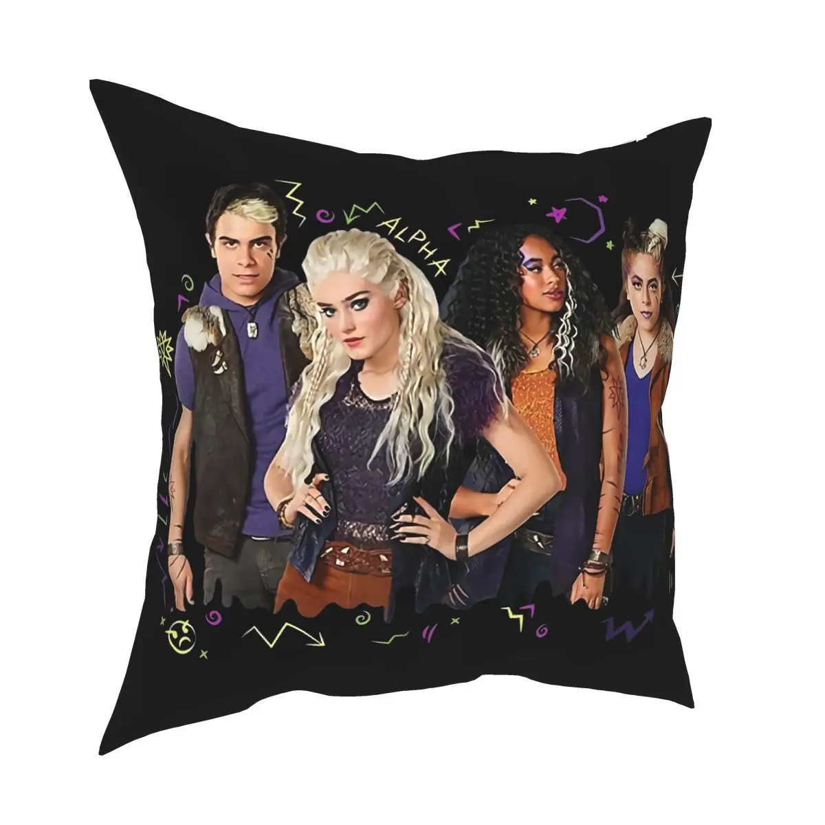 Забавный хлопковый чехол с изображением канала зомби 2 Эддисона и оборотней для