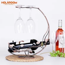 Holaroom многофункциональная витрина для винных бутылок Подставка Европейская креативная стойка для вина подвесной держатель для вина украшения барная посуда