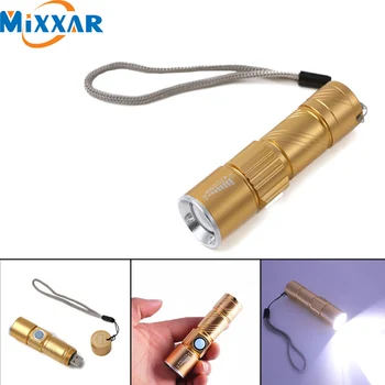 

ZK20 USB Q5 T6 Rechargeable Tactical Mini Flashlight COB LED Work Light lamp 4 mode Zoomable Waterproof Dropshipping lanterna