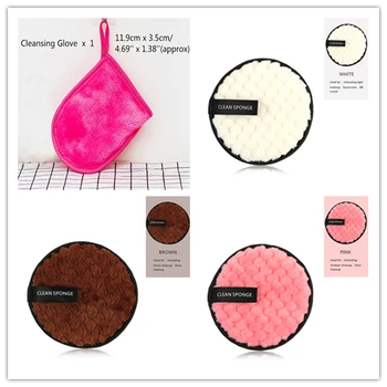 

1Pcs Reusable Microfiber Facial Makeup Remover Cleansing Glove/Makeup Remover Towel Beauty Makeup Remover Tool