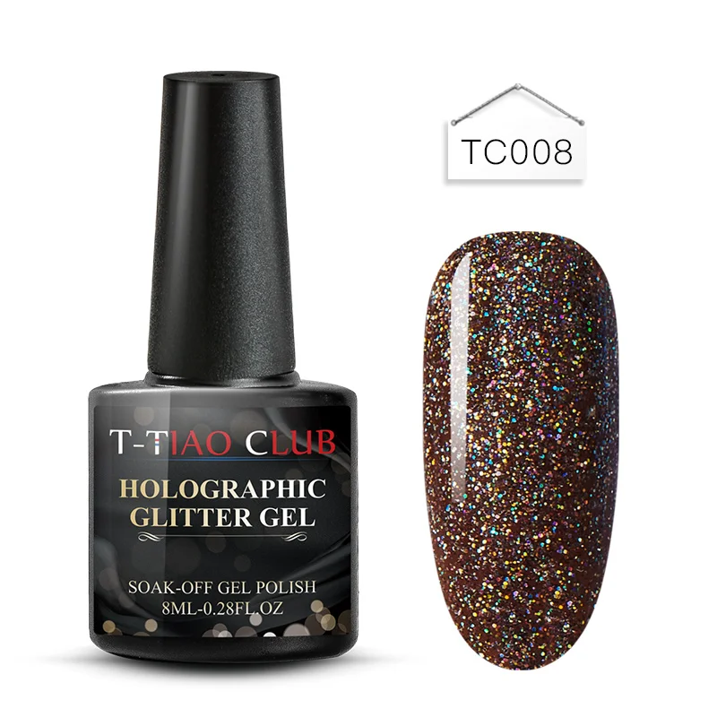 DS02950 T-TIAO клубный цветной УФ-гель для ногтей Матовый верхний слой Белый Черный База Полупостоянный УФ светодиодный маникюрный лак для ногтей - Цвет: DS02950
