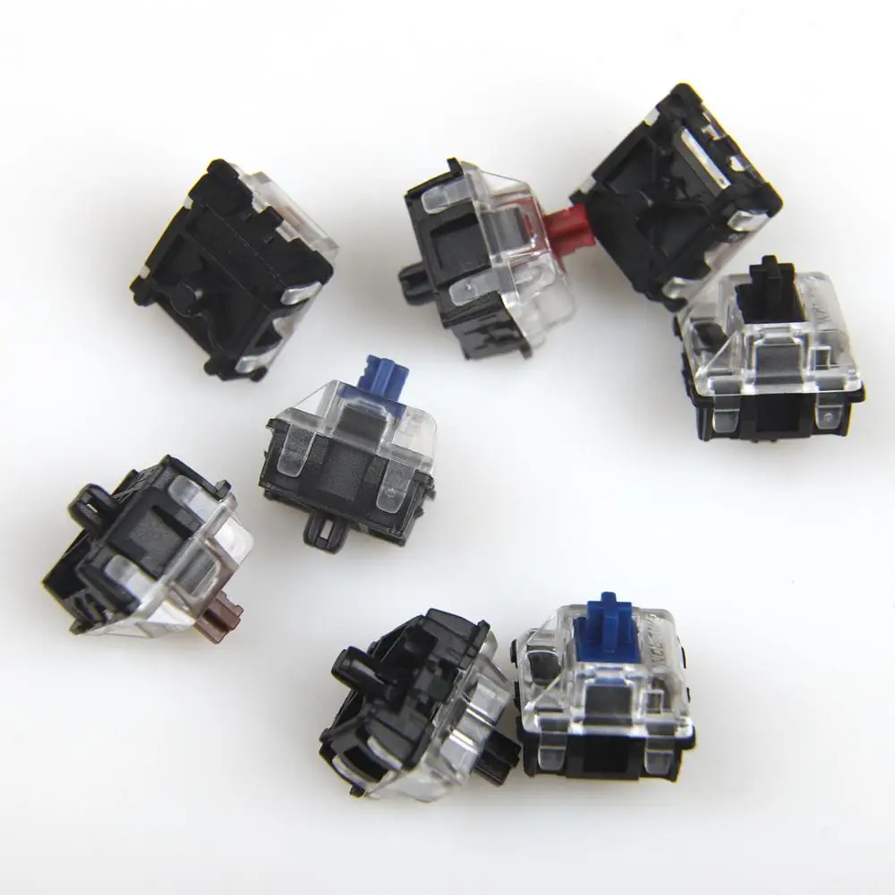 Interruptores Ópticos do Teclado Gateron Ks15 Intercâmbio Sk61 Sk64 Grosso