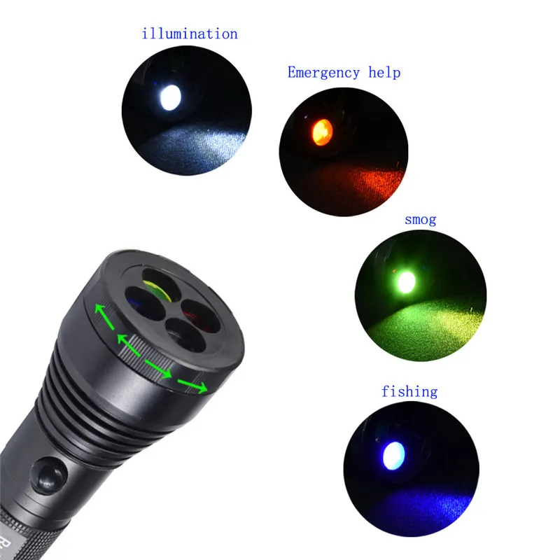 OutdoorLight фонарик алюминиевый FlashlightLong Shot 500 метров tele Safety& Survival 7,30