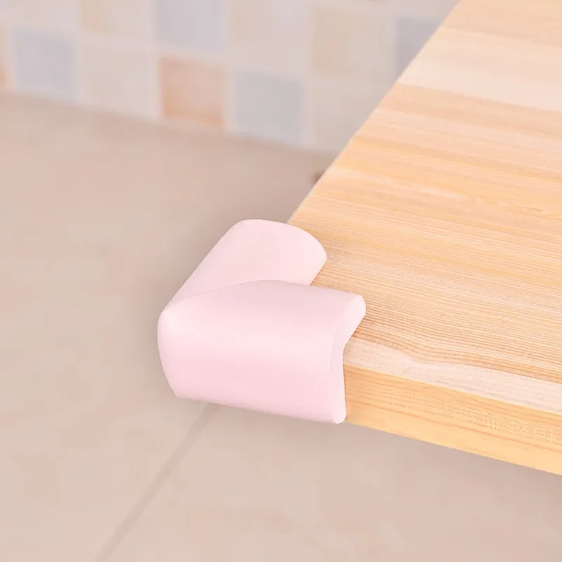 4pcs/lot Soft Table Desk Corner Protector Baby Safety Edge Corner Guards Rubber Cushion Glass Desk