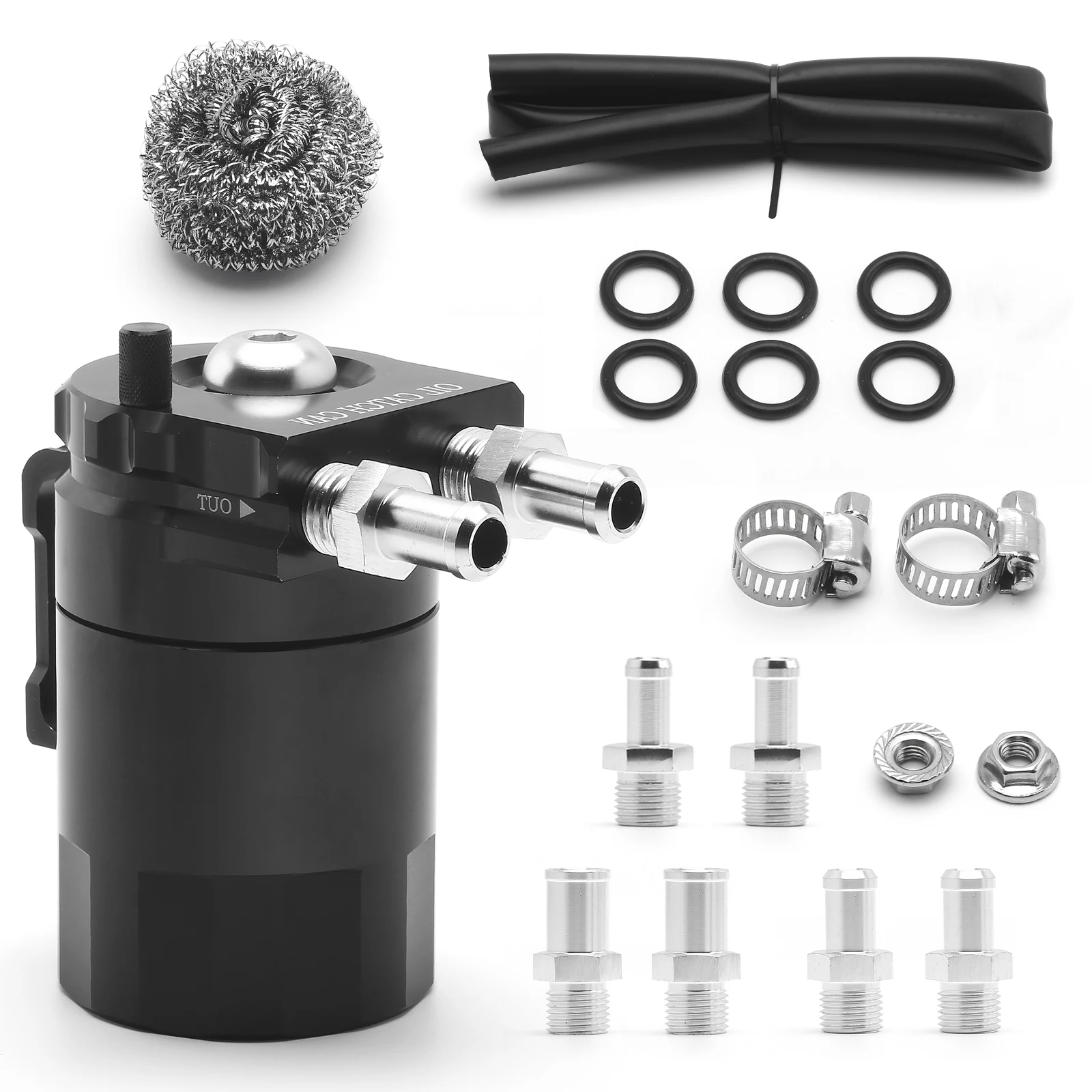 Auto Öl Fangen Können Reservoir Tank Universal mit Mini Filter  Verschnaufpause Verblüfft Auto Fahrzeug Collector Wasserkocher Zubehör -  AliExpress