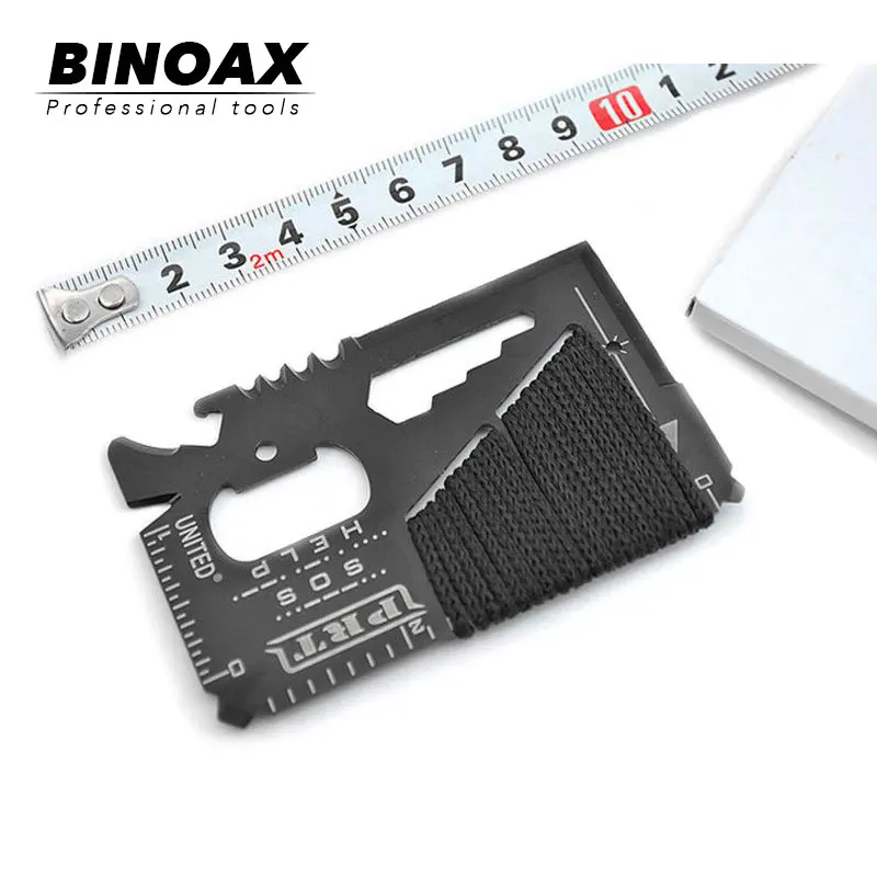 

BINOAX 16-in-1 Multi Wallet Pocket Knife Camping Outdoor Survival EDC Tools