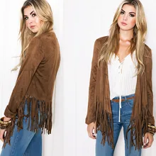 Aliexpress - 2021 Spring Winter New Women Jacket Casual Long Sleeve Hem Tassel Fringe Open Stitch Ladies Slim Solid Jackets Coats Cardigans