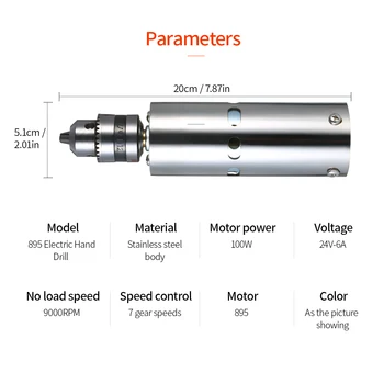 

Mini Precision Small Electric Cordless Drill Power Rotary Tool Kits Grinding Polishing Cutting Carving DIY Hand Drill