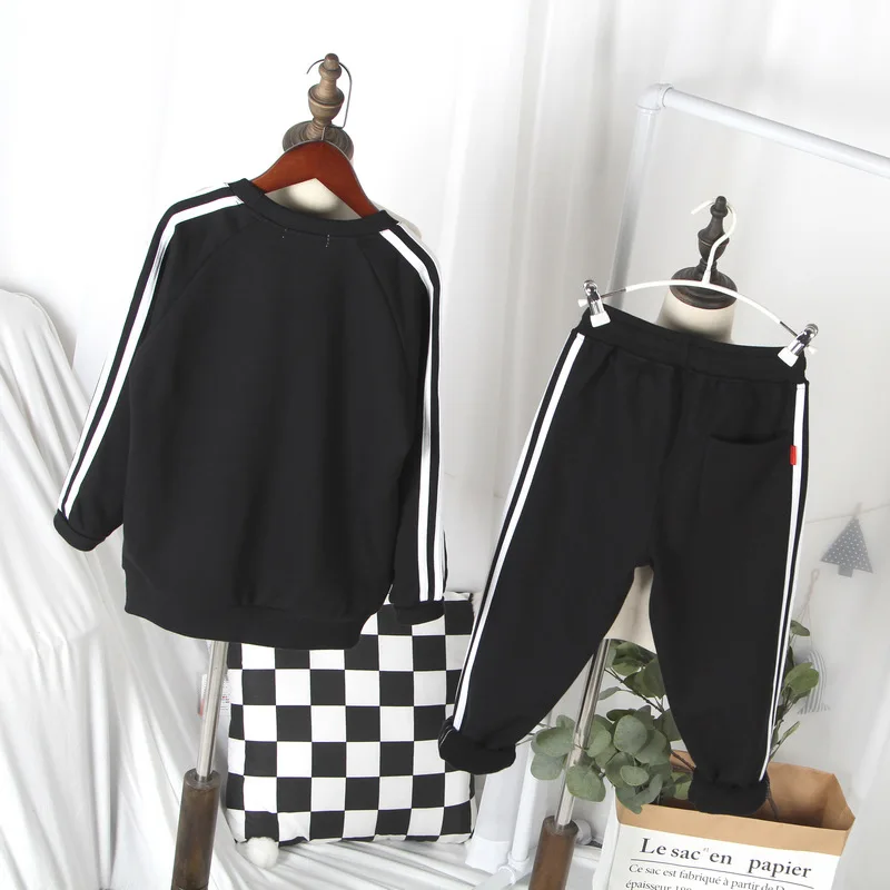 

2019 Autumn New Style Childrenswear Big Kid Sports Set Boys Sweater Suit Tmall Signature 130-180
